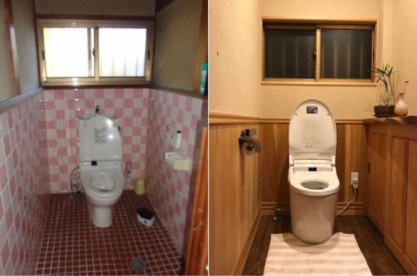 リフォームされたトイレの写真